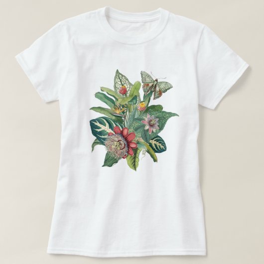 Tropisch paradijs t-shirt (Design voorkant)