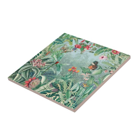 Tropisch paradijs tegeltje (Zijkant)