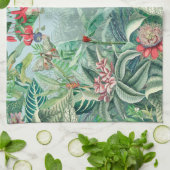 Tropisch paradijs theedoek (Gevouwen)