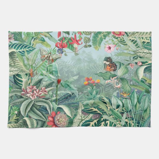 Tropisch paradijs theedoek (Horizontaal)