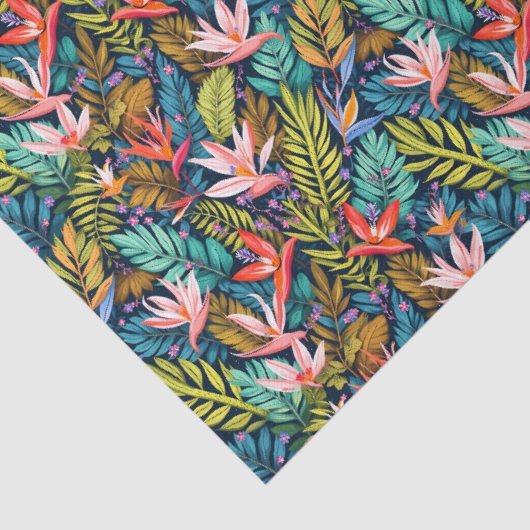 Tropisch paradijs tissuepapier (Detail)