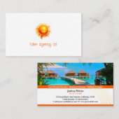 Tropisch paradijs | Toerismereisagent Visitekaartje (Voorkant / Achterkant)