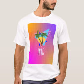 tropisch paradijs van 1986 t-shirt (Voorkant)