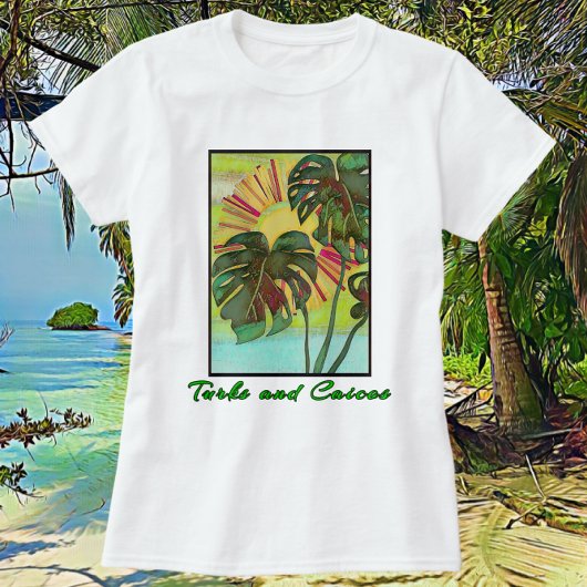 Tropisch paradijs van Turks en Caicos T-shirt