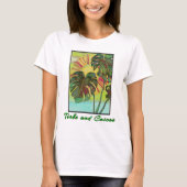 Tropisch paradijs van Turks en Caicos T-shirt (Voorkant)