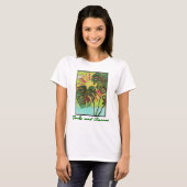Tropisch paradijs van Turks en Caicos T-shirt (Voorkant volledig)