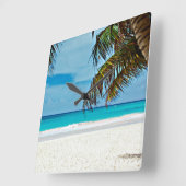 Tropisch paradijs vierkante klok (Hoek)