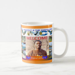 tropisch paradijs, vincent eiland koffiemok