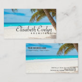 Tropisch paradijs visitekaartje (Voorkant / Achterkant)