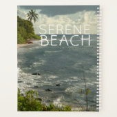 Tropisch paradijs voor de Natuur Beach Sand Ocean Planner (Achterkant)