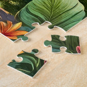 Tropisch Paradijs voor kinderen Legpuzzel (Zijkant)