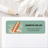 Tropisch paradijs voor surfers etiket (Insitu)