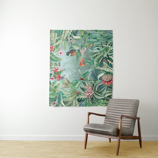 Tropisch paradijs wandkleed (In situ)