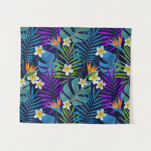 Tropisch paradijs wandkleed (Voorkant (horizontaal))