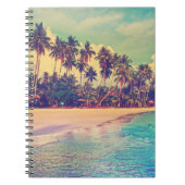 Tropisch paradijs: zee, hotel, strand. notitieboek (Voorkant)