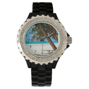 Tropisch paradijs - Zonnige dag op het strand Horloge