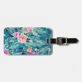 Tropisch paradijse zeemacht bagagelabel (Voorkant horizontaal)