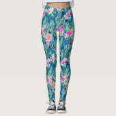 Tropisch paradijse zeemacht leggings (Voorkant)