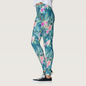 Tropisch paradijse zeemacht leggings (Links)