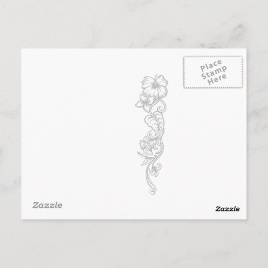 Tropisch paradijselijk Briefkaart (Achterkant)