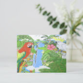 Tropisch paradijselijk Briefkaart (Staand voorkant)