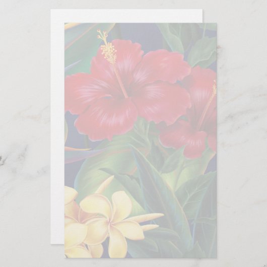 Tropisch paradijselijk Briefpapier (Voorkant / Achterkant)