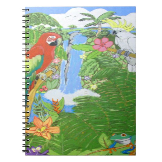 Tropisch paradijselijk Notitieboek (Voorkant)
