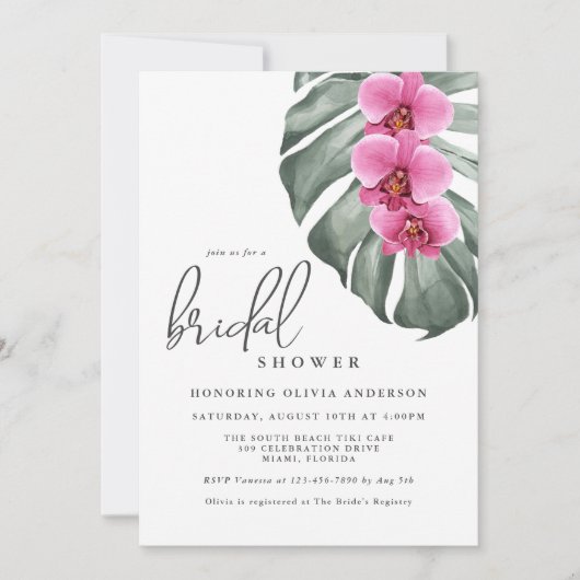 Tropisch paradijselijk Vrijgezellenfeest Kaart (Voorkant)