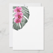 Tropisch paradijselijk Vrijgezellenfeest Kaart (Achterkant)