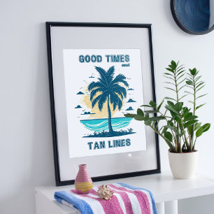Tropisch paradijsontwerp. poster