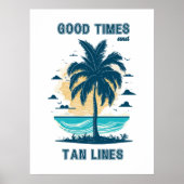 Tropisch paradijsontwerp. poster (Voorkant)