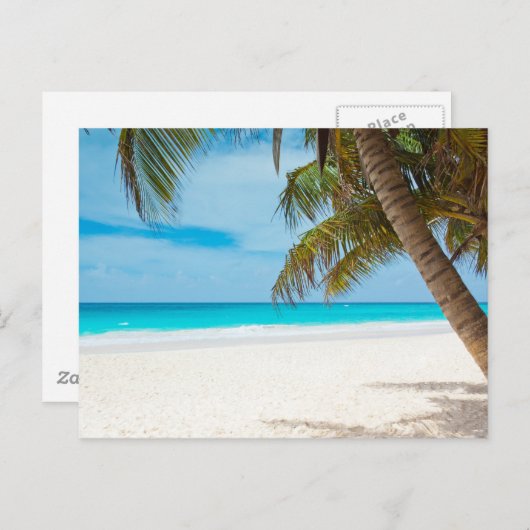Tropisch paradijsstrand briefkaart (Voorkant / Achterkant)