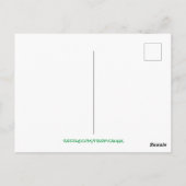 Tropisch paradijsstrand briefkaart (Achterkant)