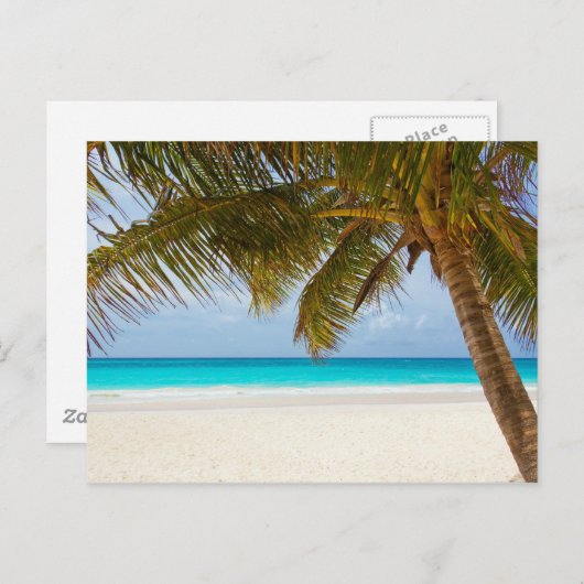 Tropisch paradijsstrand briefkaart (Voorkant / Achterkant)