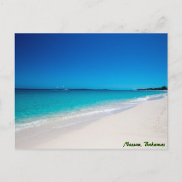 Tropisch paradijsstrand briefkaart