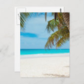 Tropisch paradijsstrand briefkaart (Voorkant / Achterkant)