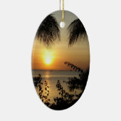 Tropisch paradijsstrand keramisch ornament (Rechts)