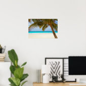 Tropisch paradijsstrand poster (Thuiskantoor)