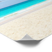 Tropisch paradijsstrand poster (Hoek)