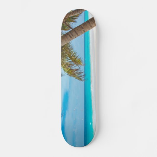 Tropisch paradijsstrand skateboard (Voorkant)