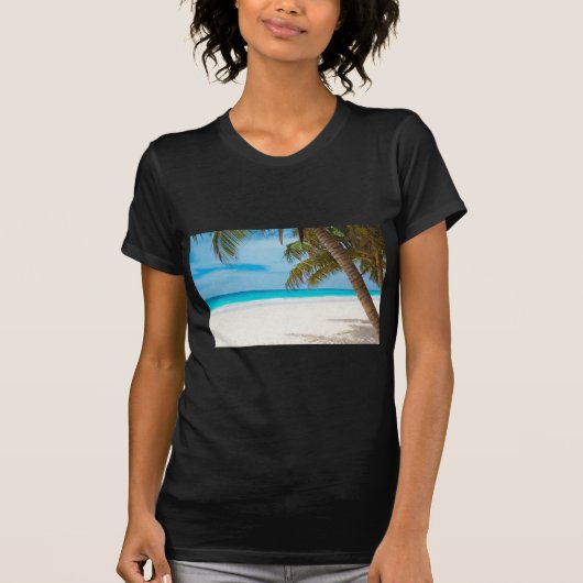 Tropisch paradijsstrand t-shirt (Voorkant)