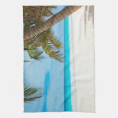 Tropisch paradijsstrand theedoek (Verticaal)