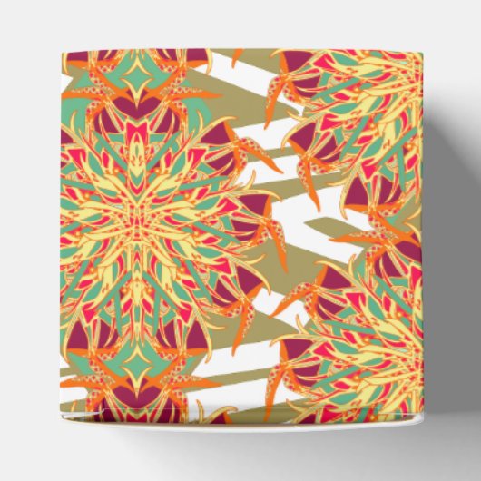 Tropisch paradijsvogel 2 bedankdoosjes (Bovenkant)