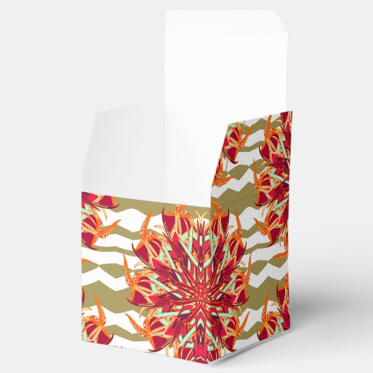 Tropisch paradijsvogel bedankdoosjes (Geopend)