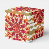 Tropisch paradijsvogel bedankdoosjes (Achterkant)