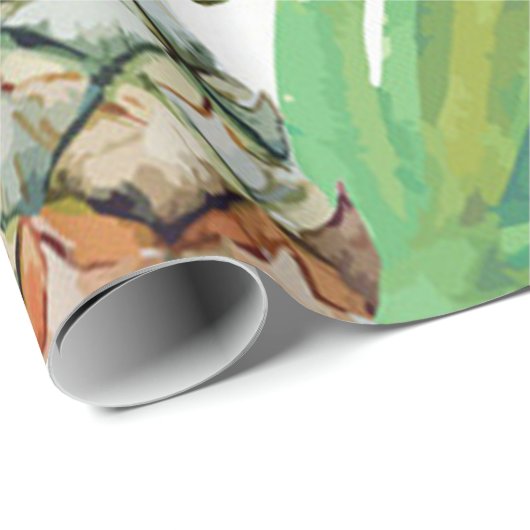 Tropisch paradijzenpapier voor het verpakken van a cadeaupapier (Rol Hoek)