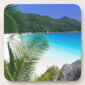 Tropisch Paradise Beach Onderzetter Set (Voorkant)