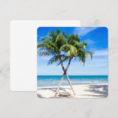 Tropisch Paradise Beach Palm Destiny's (Voorkant / Achterkant)