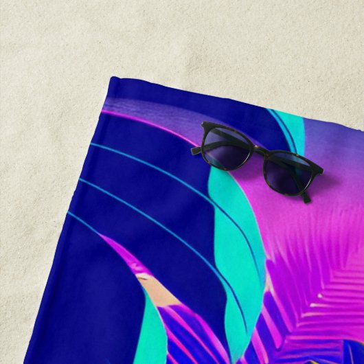 Tropisch paradise Floral 2 Strandlaken (In situ)