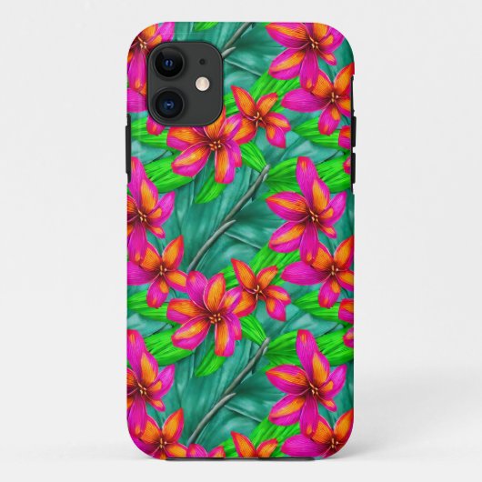 Tropisch paradise Floral Pattern Case-Mate iPhone Case (Achterkant)